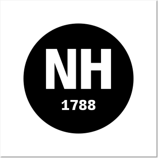 New Hampshire | NH 1788 Posters and Art